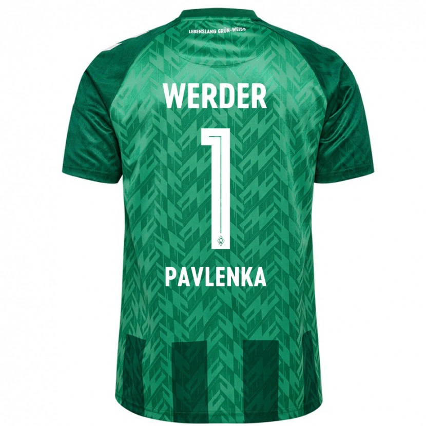 Danxen Kinder Jiri Pavlenka #1 Grün Heimtrikot Trikot 2024/25 T-Shirt