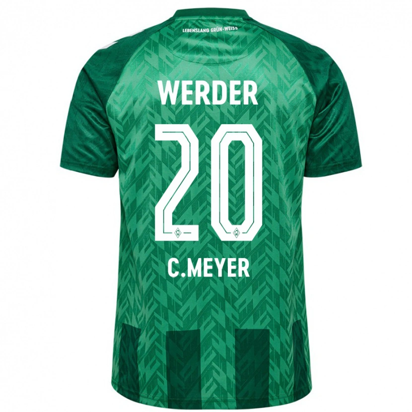 Danxen Kinder Christin Meyer #20 Grün Heimtrikot Trikot 2024/25 T-Shirt