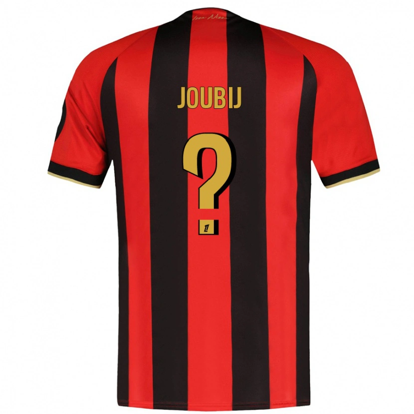 Danxen Kinder Neil Joubij #0 Rot Schwarz Heimtrikot Trikot 2024/25 T-Shirt