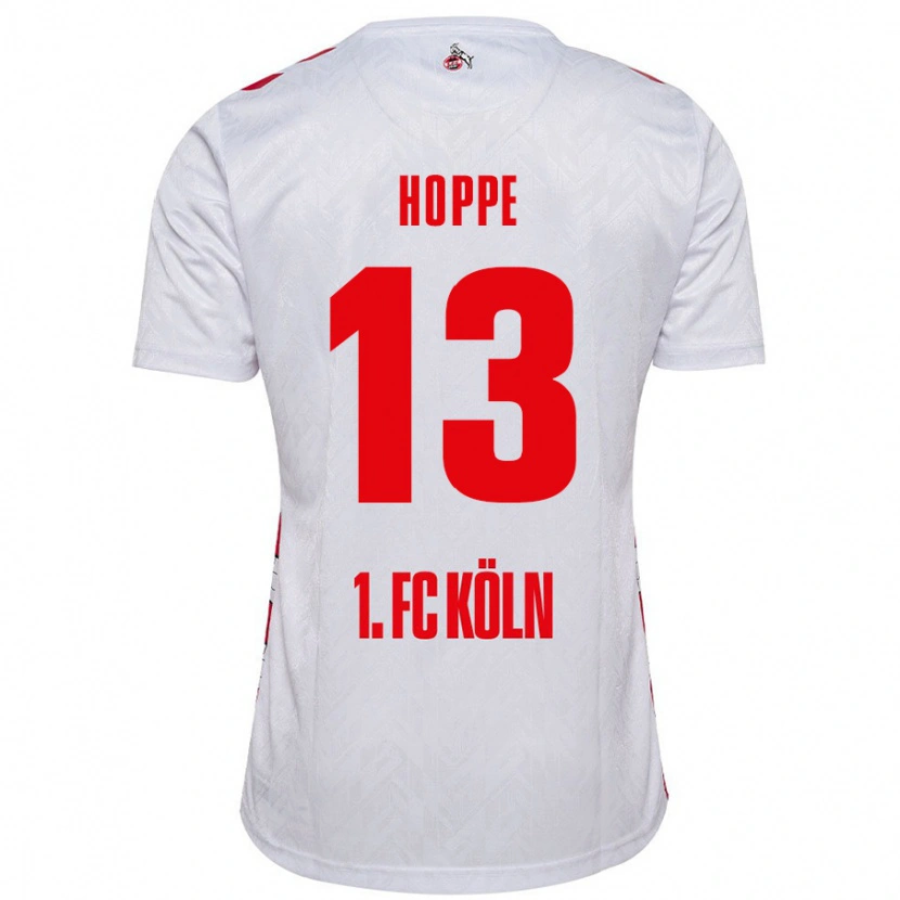 Danxen Kinder Paula Hoppe #13 Weiß Rot Heimtrikot Trikot 2024/25 T-Shirt