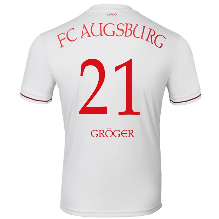 Danxen Kinder Elias Gröger #21 Weiß Heimtrikot Trikot 2024/25 T-Shirt