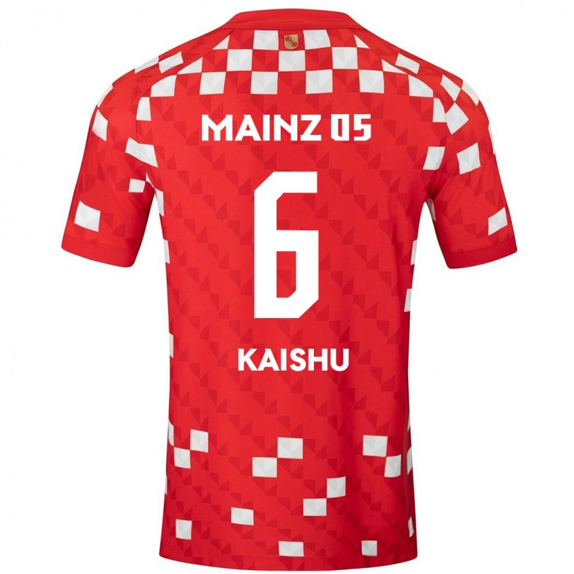Danxen Kinder Kaishu Sano #6 Weiß Rot Heimtrikot Trikot 2024/25 T-Shirt