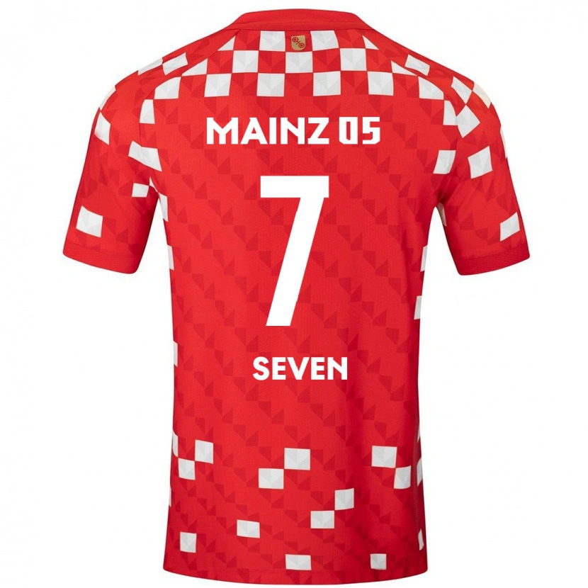 Danxen Kinder Justin Seven #7 Weiß Rot Heimtrikot Trikot 2024/25 T-Shirt