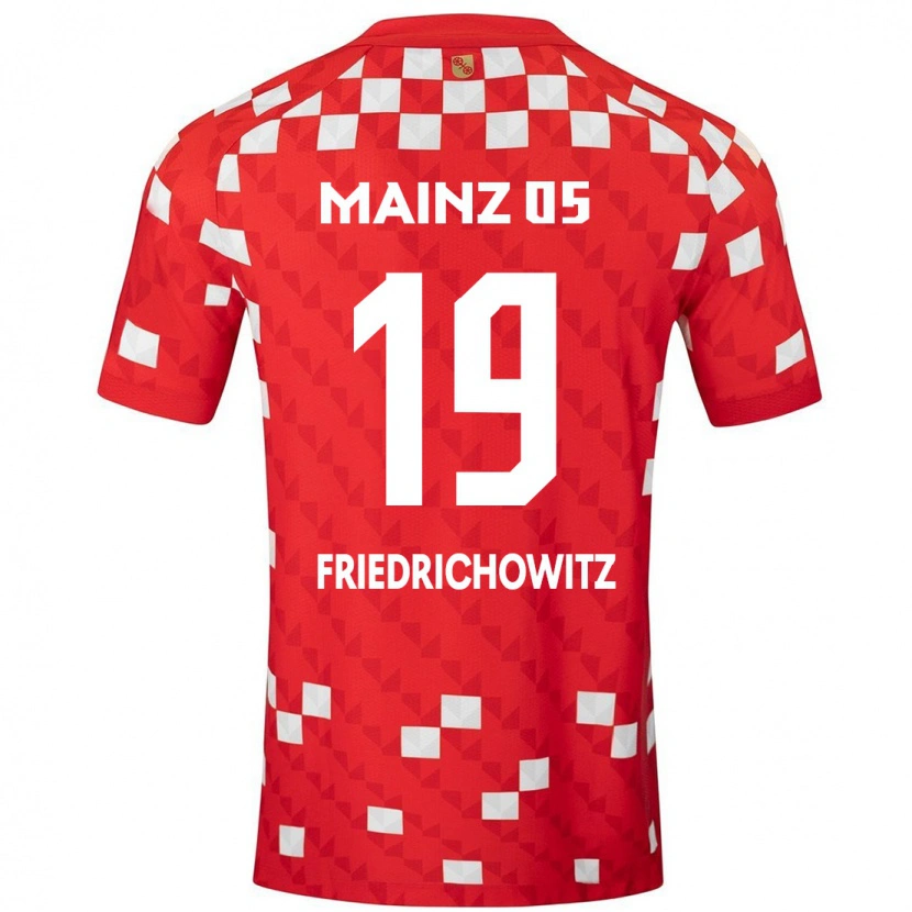 Danxen Kinder Anna Friedrichowitz #19 Weiß Rot Heimtrikot Trikot 2024/25 T-Shirt