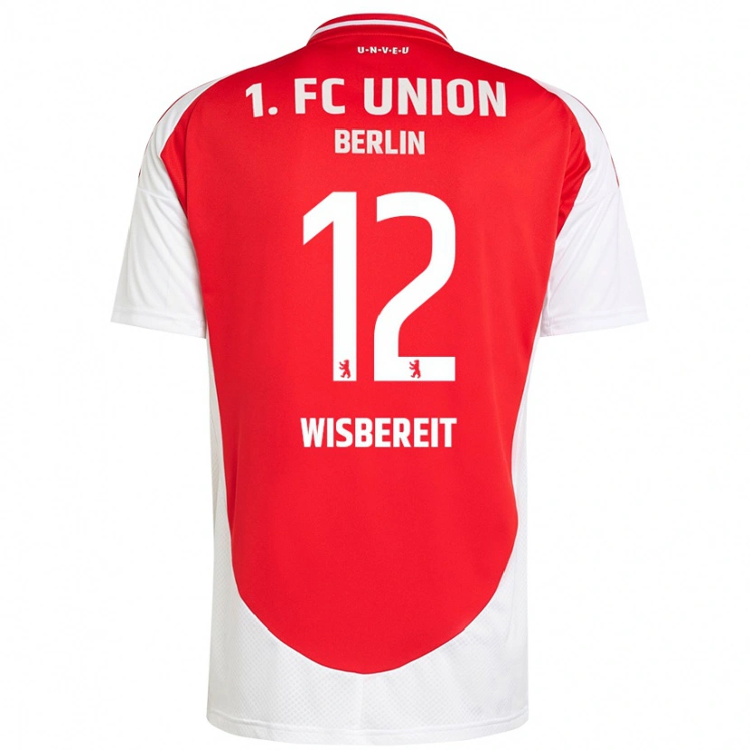 Danxen Kinder Tom Wisbereit #12 Rot Weiß Heimtrikot Trikot 2024/25 T-Shirt