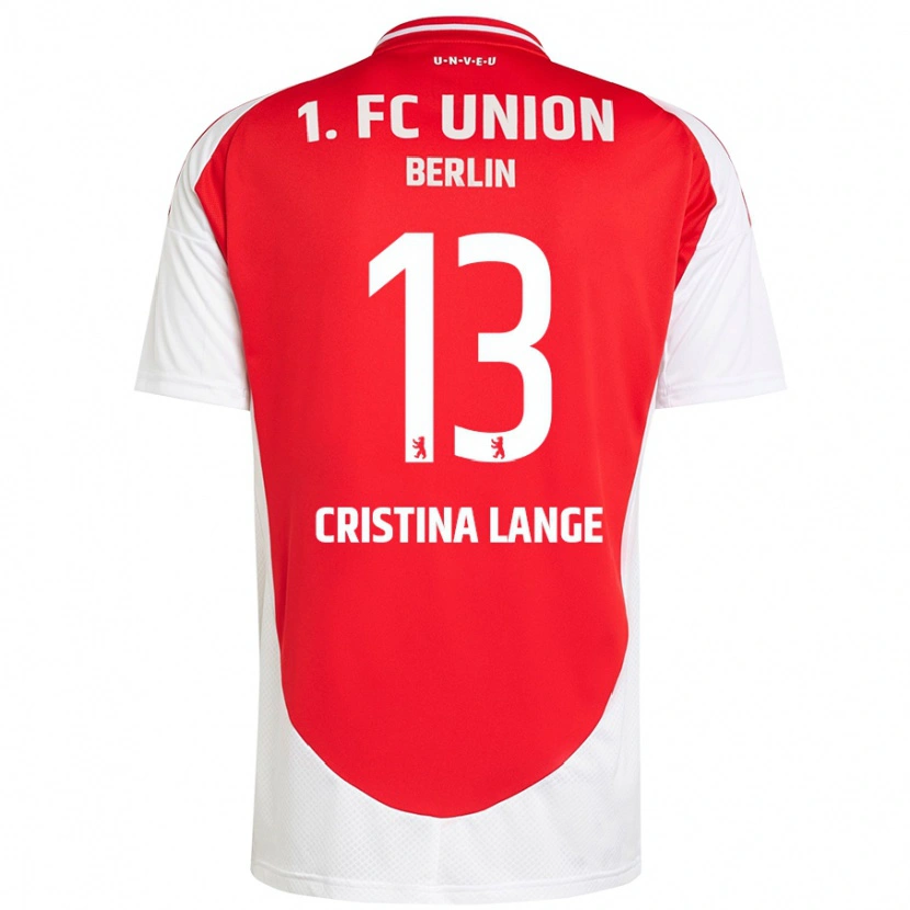 Danxen Kinder Maria Cristina Lange #13 Rot Weiß Heimtrikot Trikot 2024/25 T-Shirt