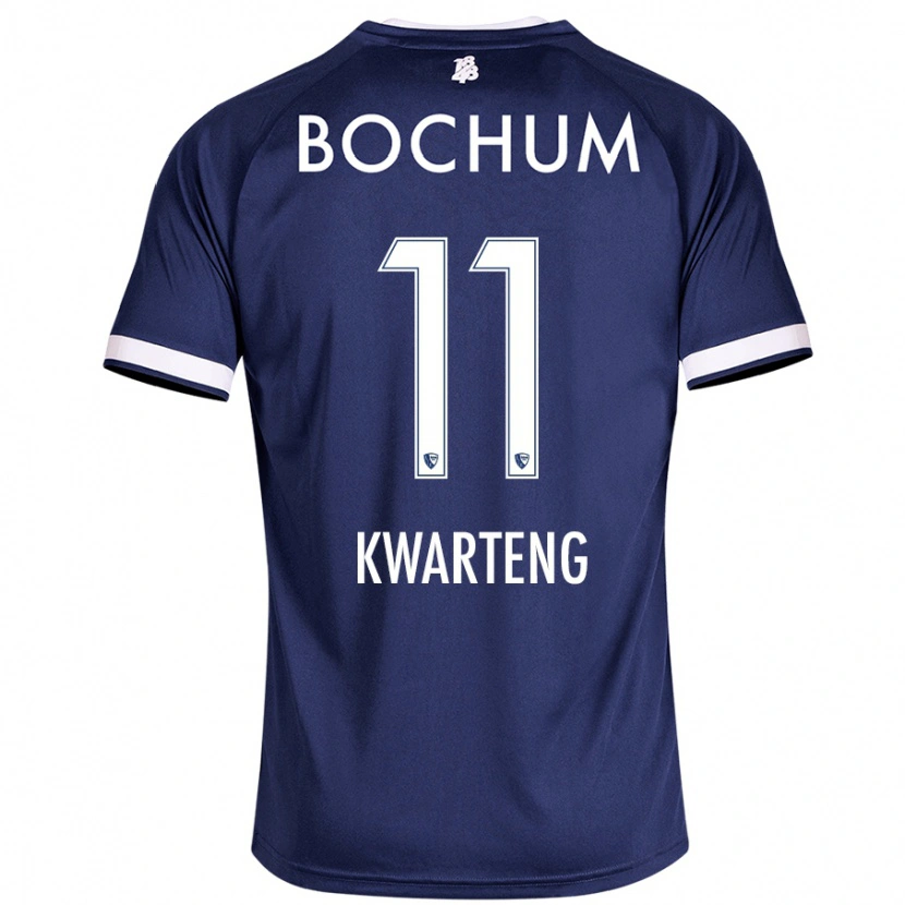 Danxen Kinder Moritz-Broni Kwarteng #11 Dunkelblau Heimtrikot Trikot 2024/25 T-Shirt