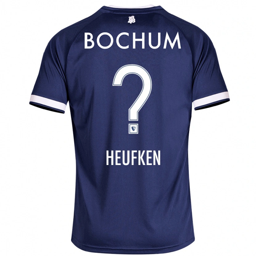 Danxen Kinder Jeremias Heufken #0 Dunkelblau Heimtrikot Trikot 2024/25 T-Shirt