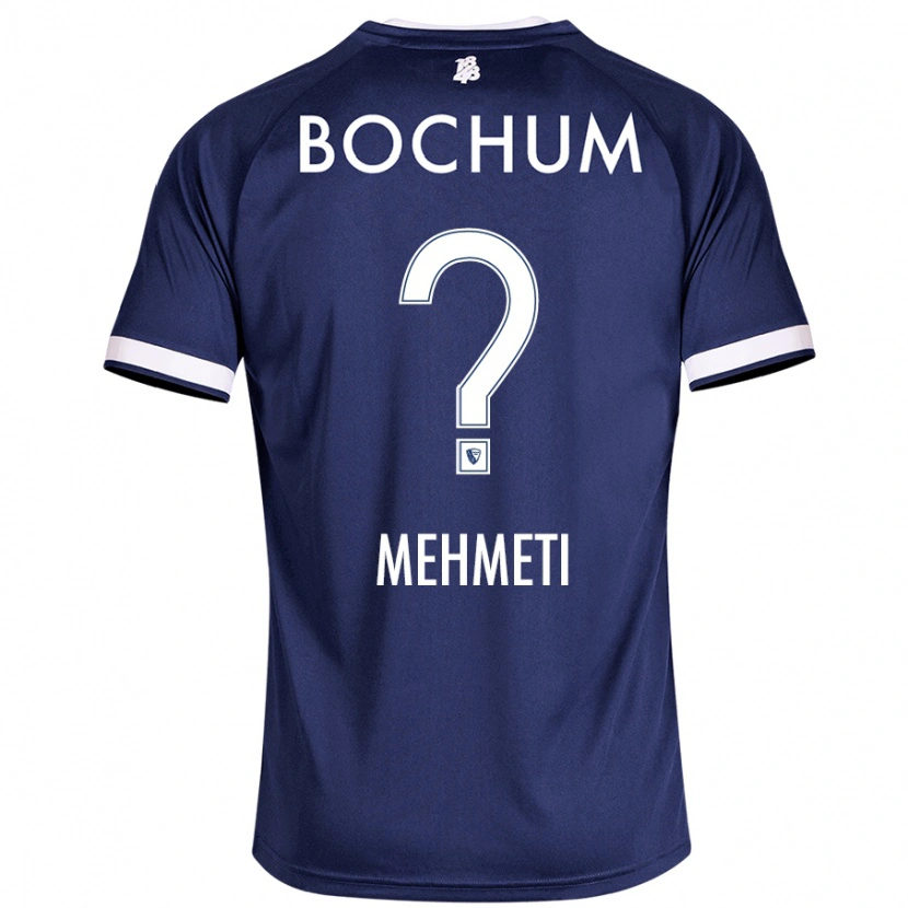Danxen Kinder Enis Mehmeti #0 Dunkelblau Heimtrikot Trikot 2024/25 T-Shirt