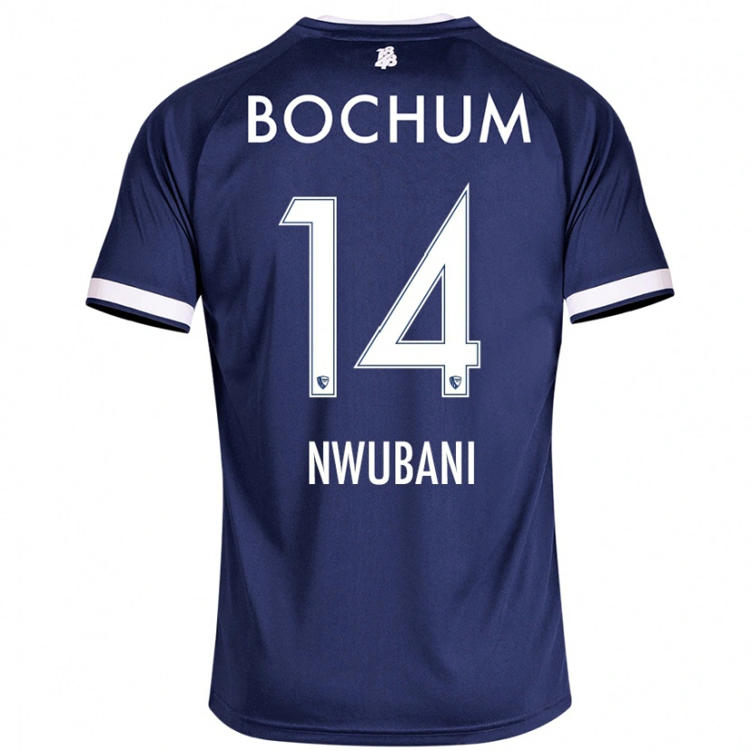 Danxen Kinder Keleb Nwubani #14 Dunkelblau Heimtrikot Trikot 2024/25 T-Shirt