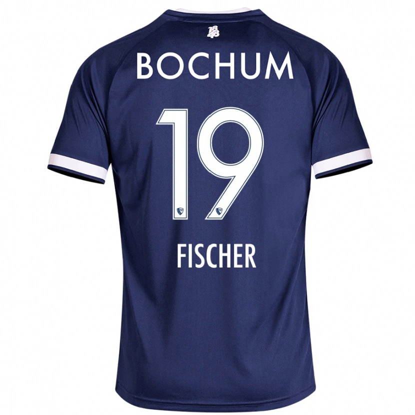 Danxen Kinder Desmond Fischer #19 Dunkelblau Heimtrikot Trikot 2024/25 T-Shirt