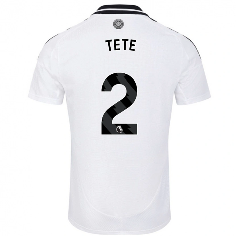 Danxen Kinder Kenny Tete #2 Weiß Heimtrikot Trikot 2024/25 T-Shirt