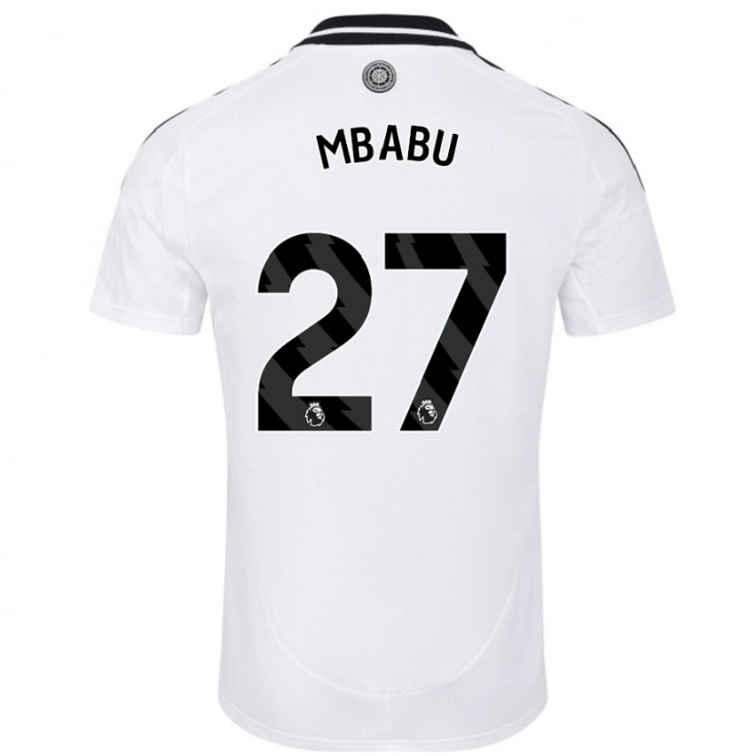 Danxen Kinder Kevin Mbabu #27 Weiß Heimtrikot Trikot 2024/25 T-Shirt