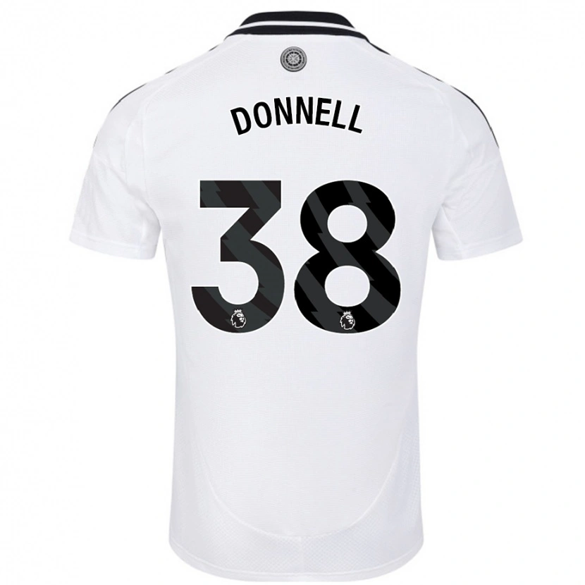 Danxen Kinder Chris Donnell #38 Weiß Heimtrikot Trikot 2024/25 T-Shirt