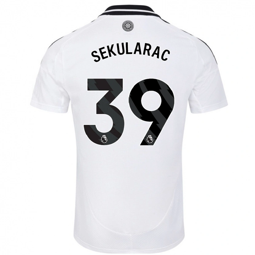 Danxen Kinder Kristian Sekularac #39 Weiß Heimtrikot Trikot 2024/25 T-Shirt