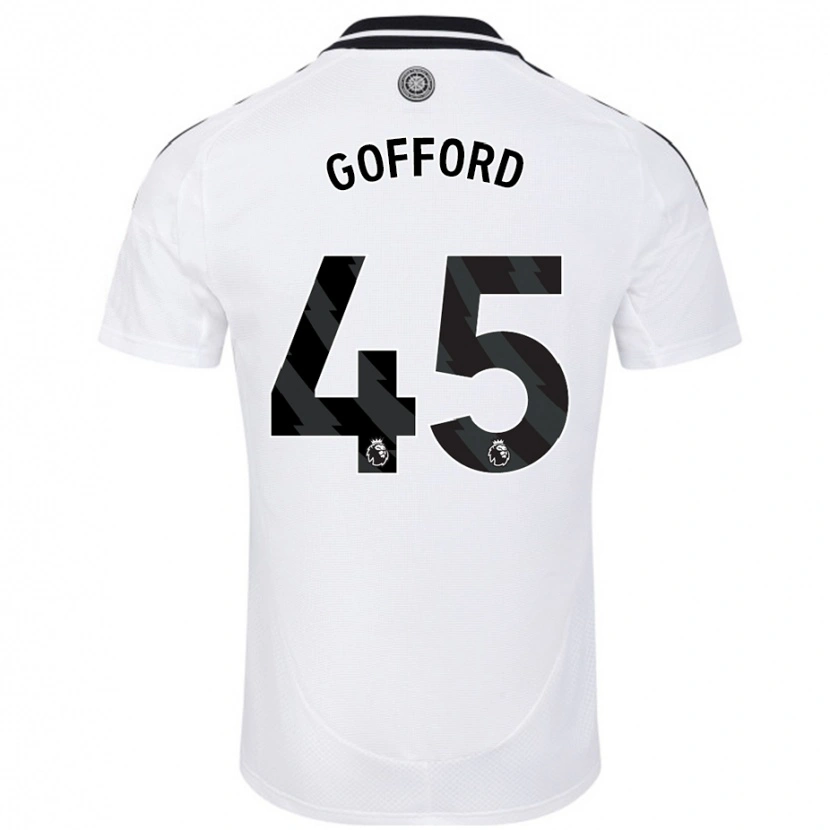 Danxen Kinder Oliver Gofford #45 Weiß Heimtrikot Trikot 2024/25 T-Shirt