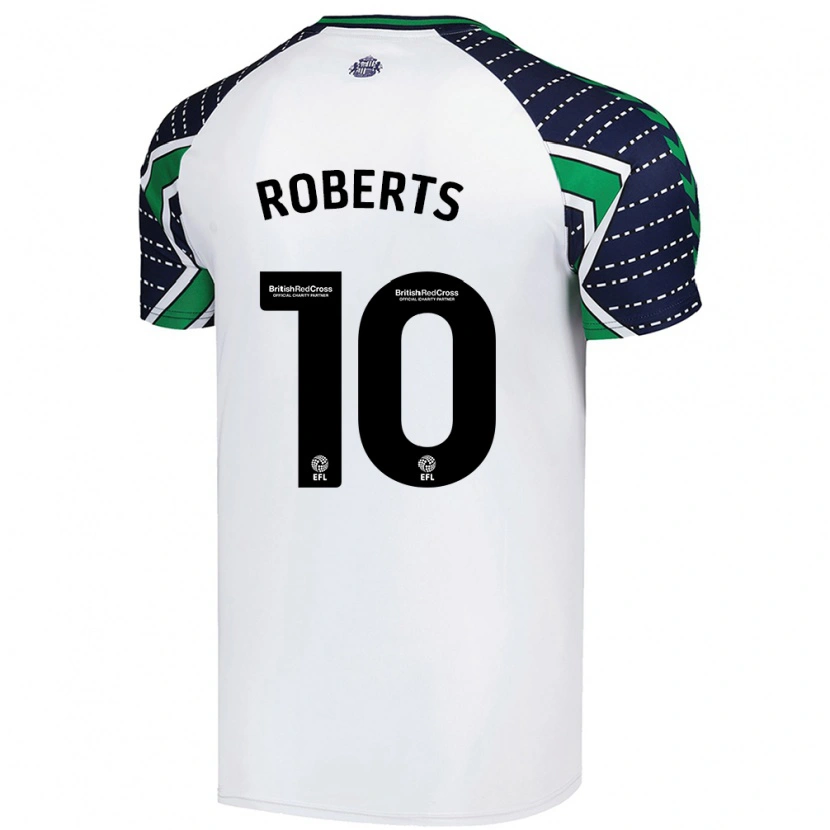 Danxen Kinder Patrick Roberts #10 Weiß Auswärtstrikot Trikot 2024/25 T-Shirt
