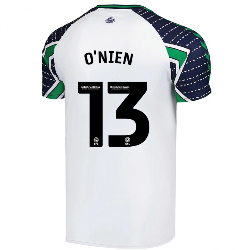 Danxen Kinder Luke O'nien #13 Weiß Auswärtstrikot Trikot 2024/25 T-Shirt