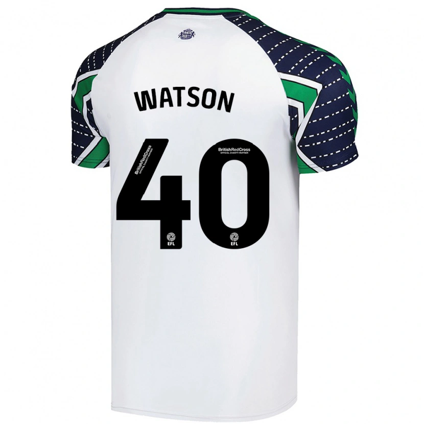 Danxen Kinder Tom Watson #40 Weiß Auswärtstrikot Trikot 2024/25 T-Shirt