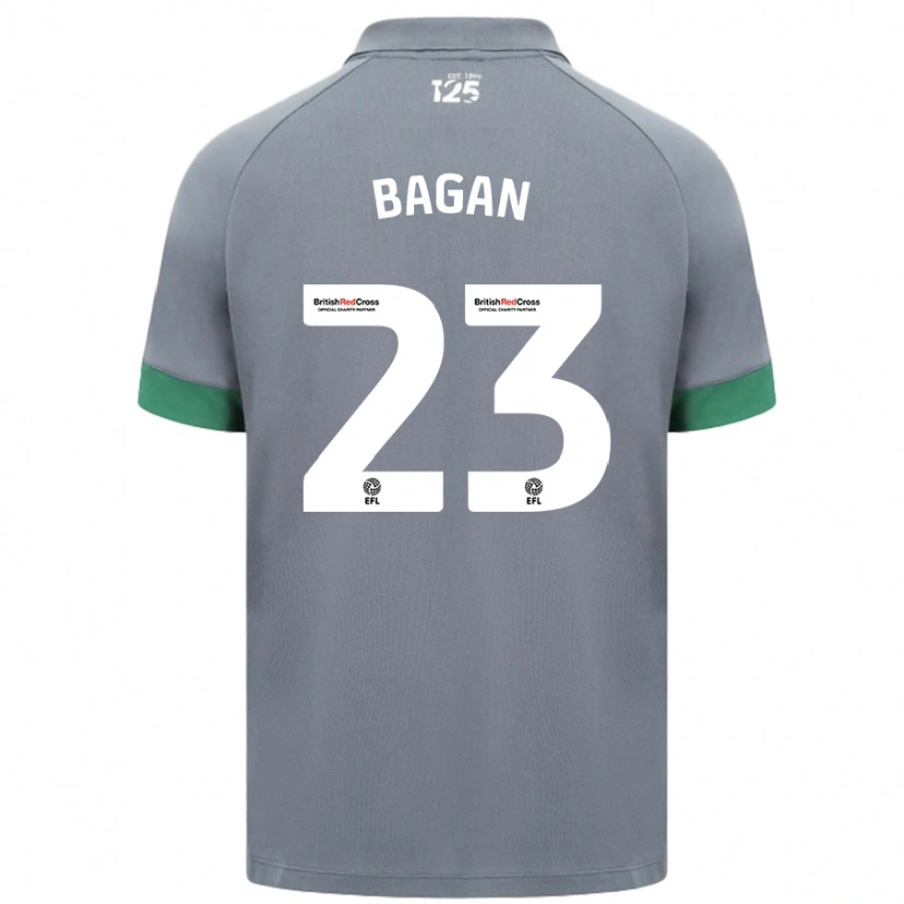Danxen Kinder Joel Bagan #23 Dunkelgrau Auswärtstrikot Trikot 2024/25 T-Shirt