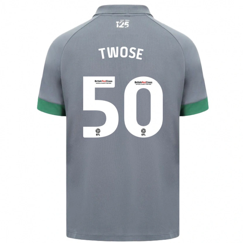 Danxen Kinder Cody Twose #50 Dunkelgrau Auswärtstrikot Trikot 2024/25 T-Shirt