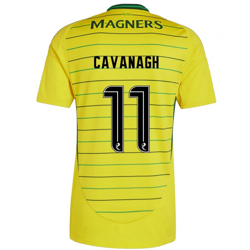 Danxen Kinder Colette Cavanagh #11 Gelb Auswärtstrikot Trikot 2024/25 T-Shirt