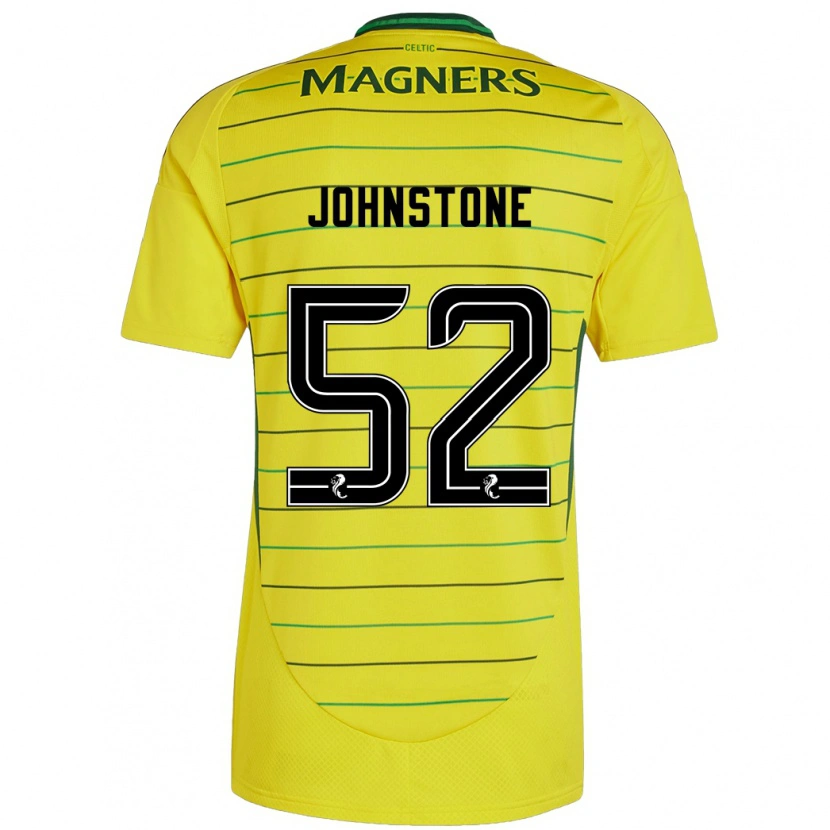 Danxen Kinder Rachael Johnstone #52 Gelb Auswärtstrikot Trikot 2024/25 T-Shirt