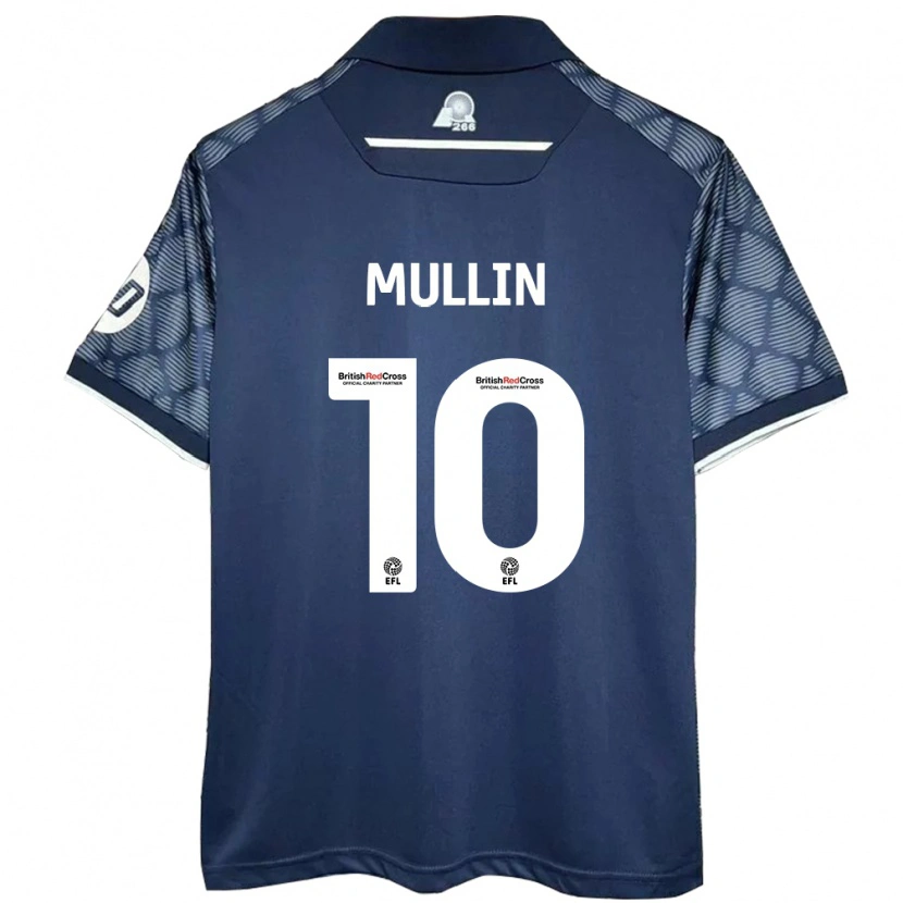 Danxen Kinder Paul Mullin #10 Schwarz Auswärtstrikot Trikot 2024/25 T-Shirt
