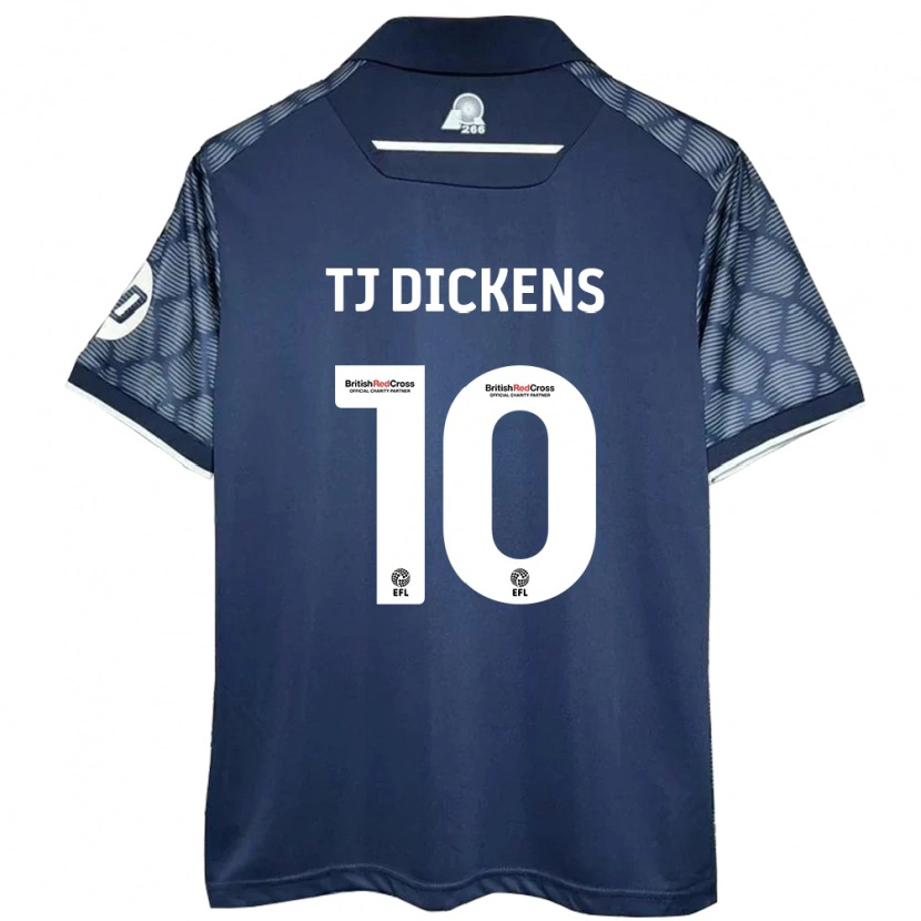 Danxen Kinder Tonicha Tj Dickens #10 Schwarz Auswärtstrikot Trikot 2024/25 T-Shirt