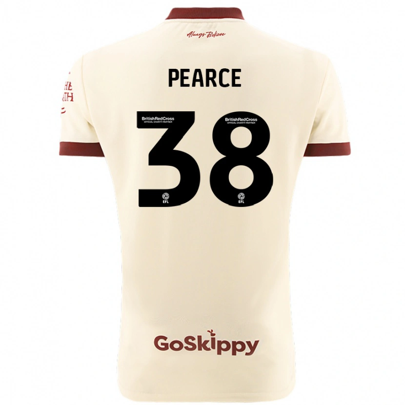 Danxen Kinder Manon Pearce #38 Cremeweiß Auswärtstrikot Trikot 2024/25 T-Shirt