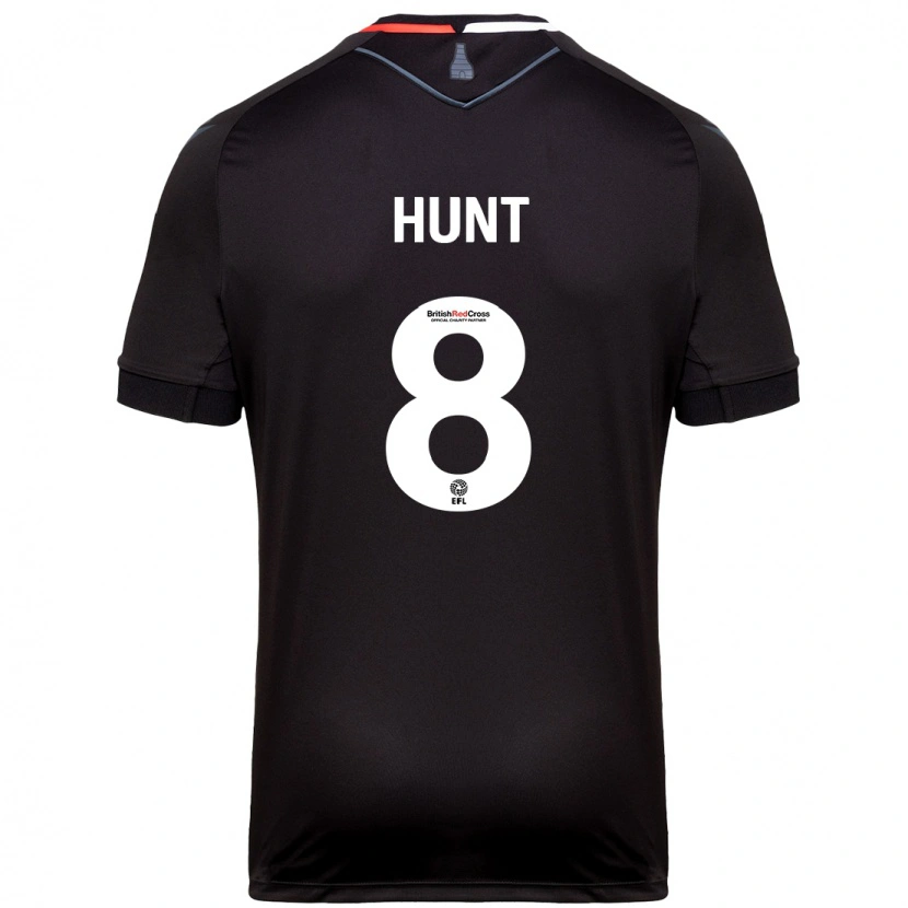 Danxen Kinder Abby Hunt #8 Schwarz Auswärtstrikot Trikot 2024/25 T-Shirt
