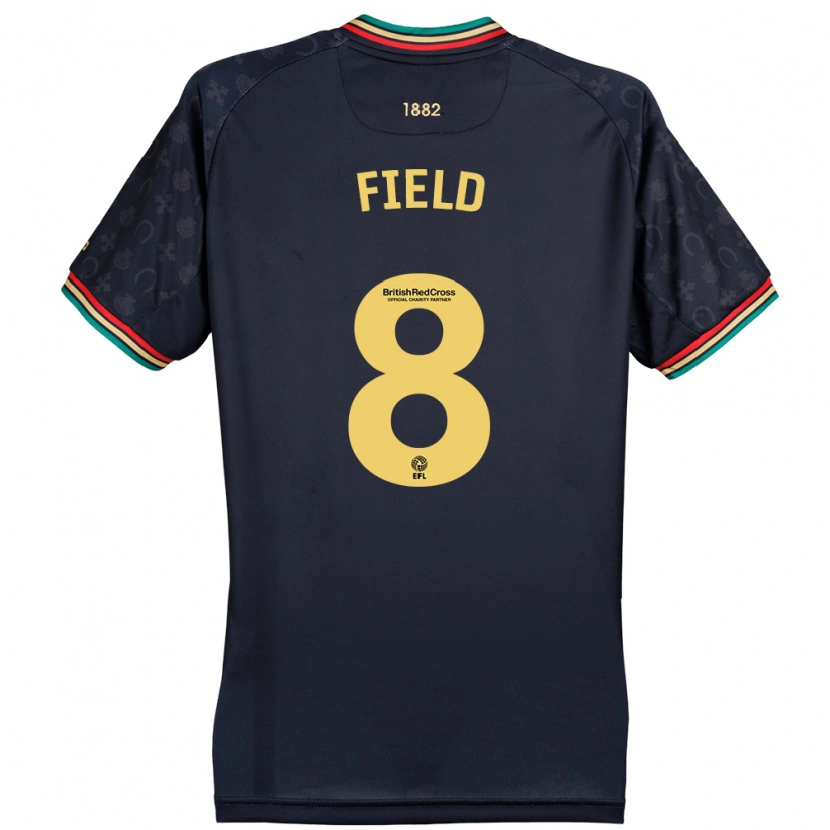 Danxen Kinder Sam Field #8 Dunkelmarineblau Auswärtstrikot Trikot 2024/25 T-Shirt