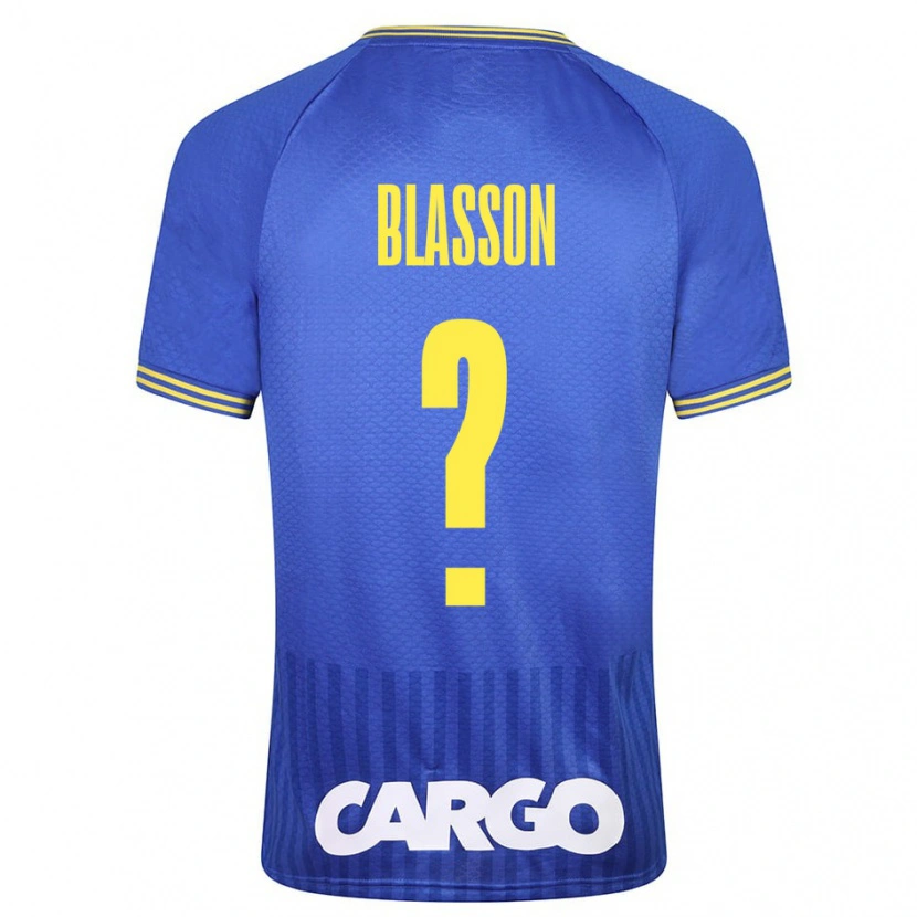 Danxen Kinder Ariel Blasson #0 Weiß Auswärtstrikot Trikot 2024/25 T-Shirt