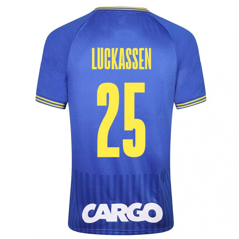 Danxen Kinder Derrick Luckassen #25 Weiß Auswärtstrikot Trikot 2024/25 T-Shirt