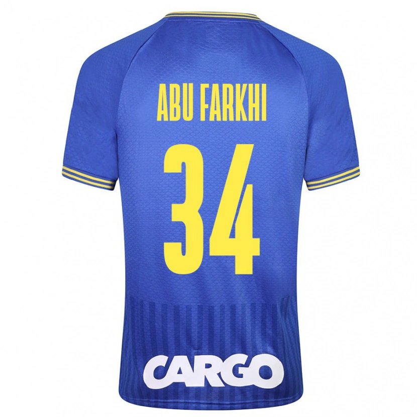 Danxen Kinder Sayed Abu Farkhi #34 Weiß Auswärtstrikot Trikot 2024/25 T-Shirt