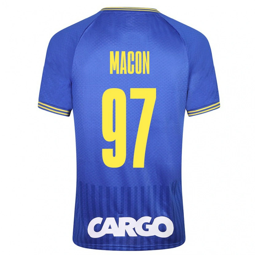 Danxen Kinder Yvann Maçon #97 Weiß Auswärtstrikot Trikot 2024/25 T-Shirt