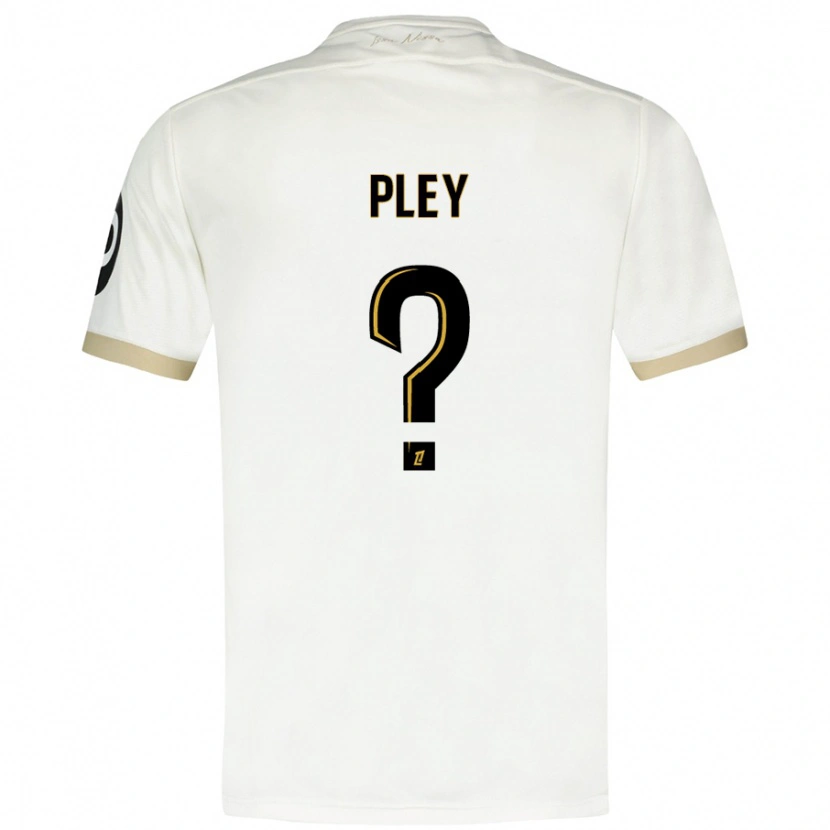Danxen Kinder Lenny Pley #0 Weißgold Auswärtstrikot Trikot 2024/25 T-Shirt