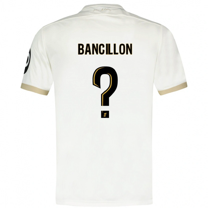 Danxen Kinder Mattéo Bancillon #0 Weißgold Auswärtstrikot Trikot 2024/25 T-Shirt