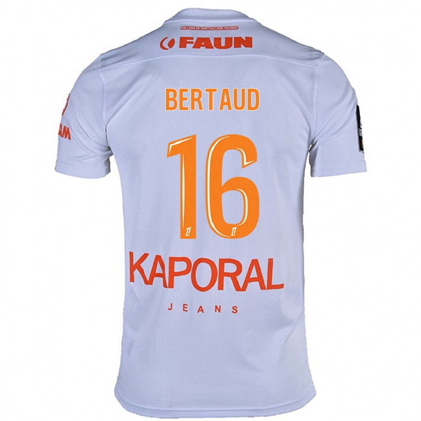 Danxen Kinder Dimitry Bertaud #16 Weiß Auswärtstrikot Trikot 2024/25 T-Shirt