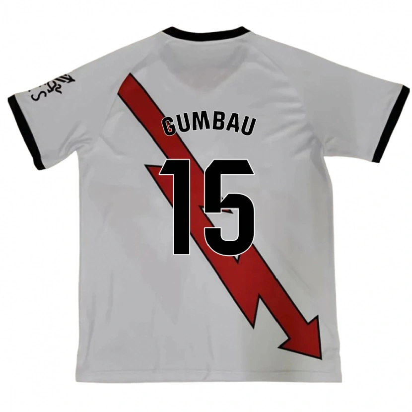 Danxen Kinder Gerard Gumbau #15 Rot Auswärtstrikot Trikot 2024/25 T-Shirt