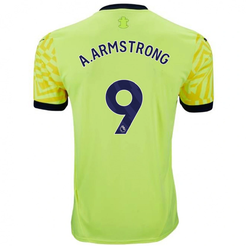 Danxen Kinder Adam Armstrong #9 Gelb Auswärtstrikot Trikot 2024/25 T-Shirt