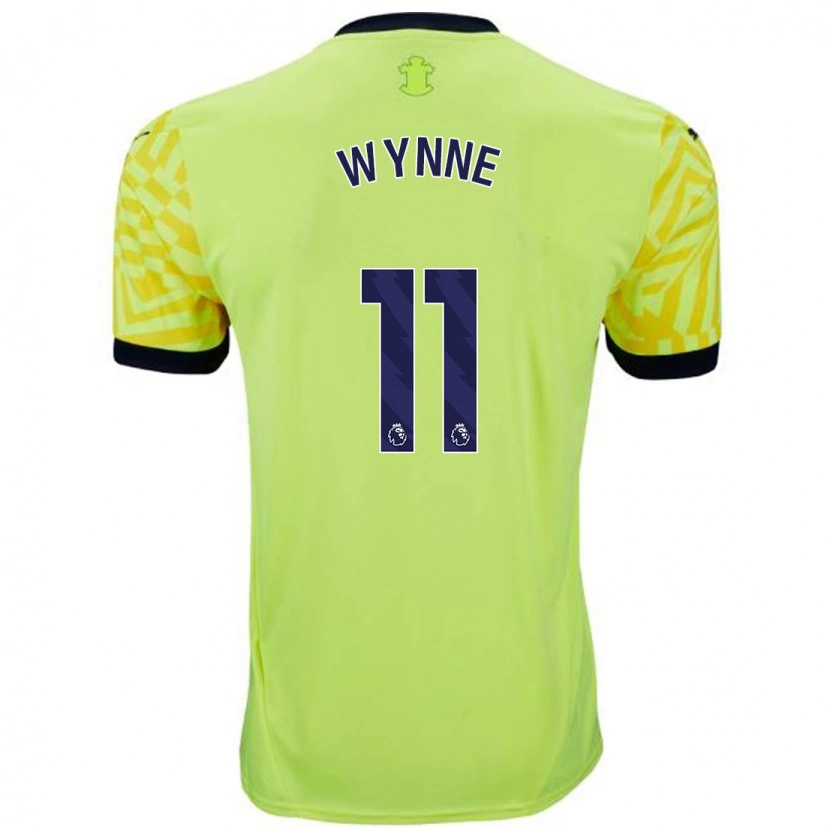Danxen Kinder Megan Wynne #11 Gelb Auswärtstrikot Trikot 2024/25 T-Shirt
