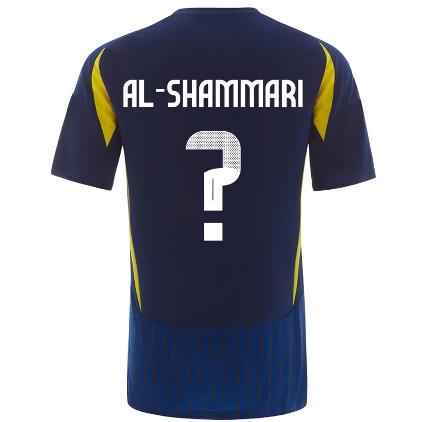 Danxen Kinder Mansour Al-Shammari #0 Blau Gelb Auswärtstrikot Trikot 2024/25 T-Shirt