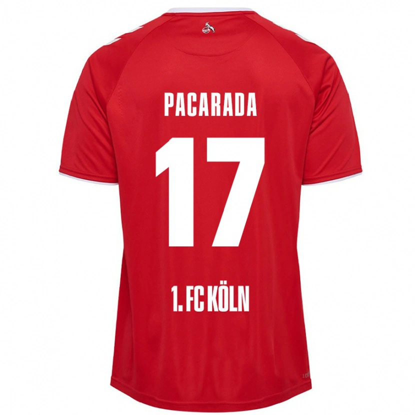 Danxen Kinder Leart Paçarada #17 Rot Weiß Auswärtstrikot Trikot 2024/25 T-Shirt