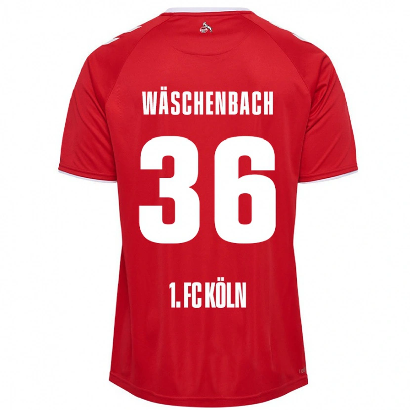 Danxen Kinder Meiko Wäschenbach #36 Rot Weiß Auswärtstrikot Trikot 2024/25 T-Shirt