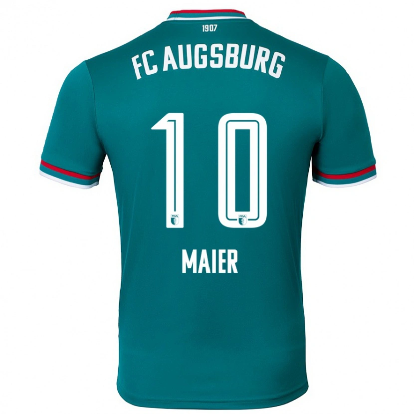Danxen Kinder Arne Maier #10 Dunkelgrün Auswärtstrikot Trikot 2024/25 T-Shirt