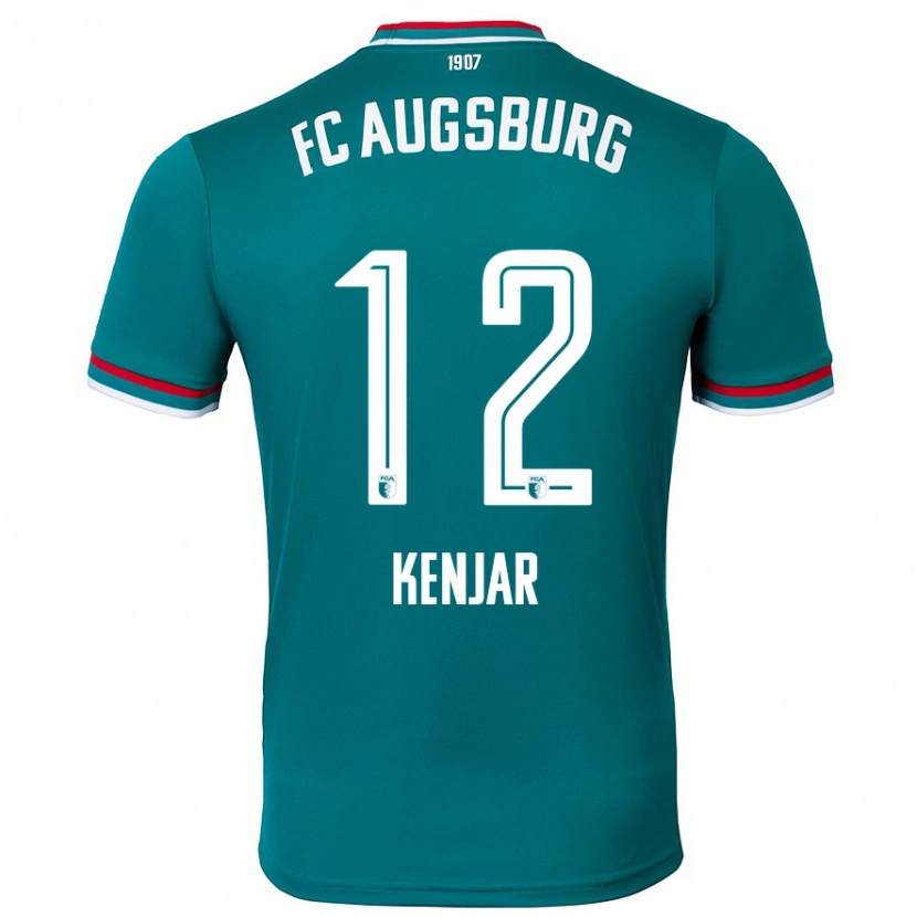 Danxen Kinder Alen Kenjar #12 Dunkelgrün Auswärtstrikot Trikot 2024/25 T-Shirt