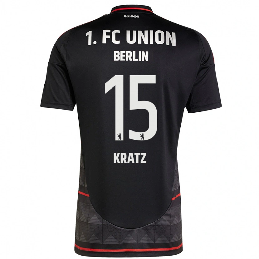 Danxen Kinder Hannah Kratz #15 Schwarz Auswärtstrikot Trikot 2024/25 T-Shirt
