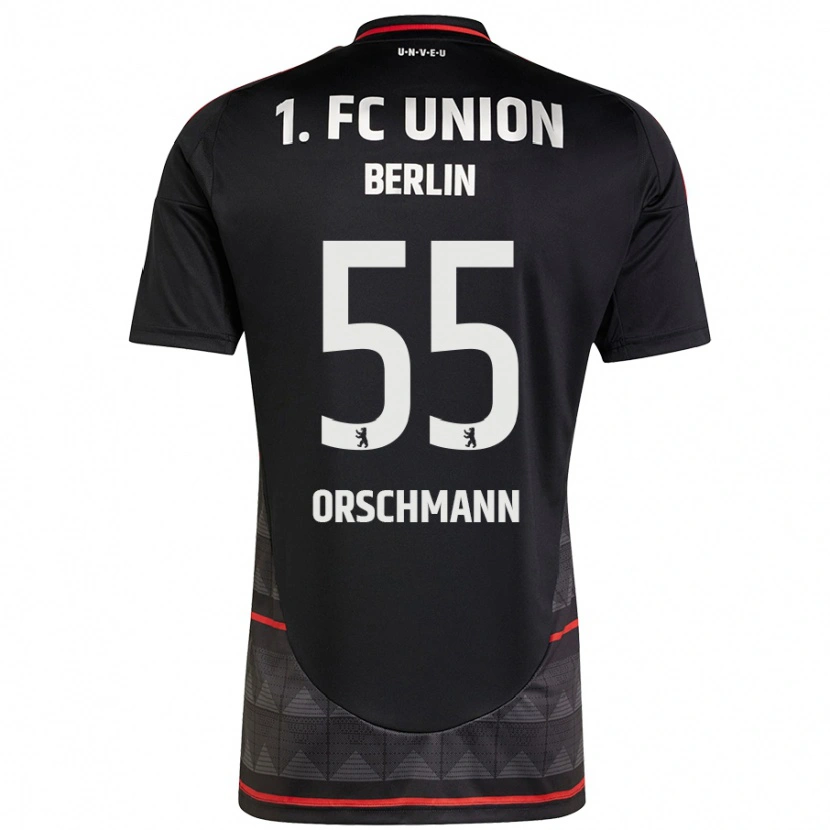 Danxen Kinder Katja Orschmann #55 Schwarz Auswärtstrikot Trikot 2024/25 T-Shirt