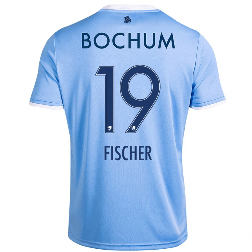 Danxen Kinder Desmond Fischer #19 Himmelblau Auswärtstrikot Trikot 2024/25 T-Shirt